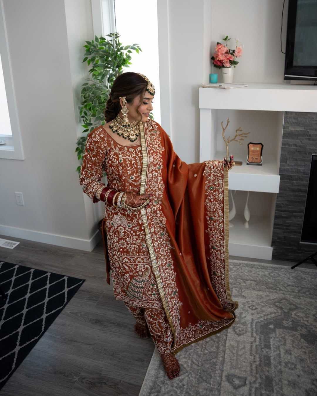 Crepe Silk Embroidery Suit