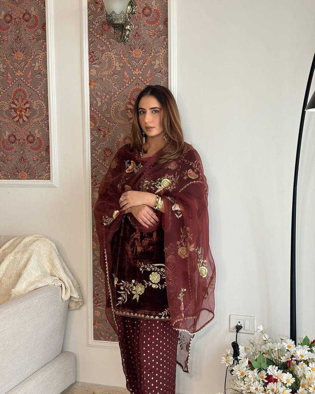 Viscose Sharara Salwar Suit