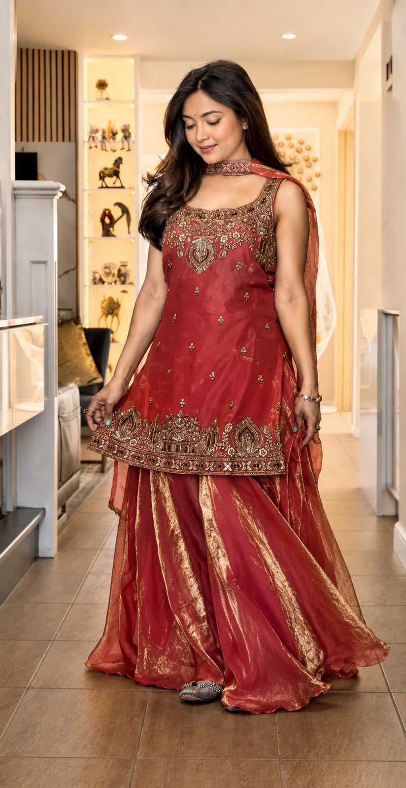 Pure Silk Palazzo Suit