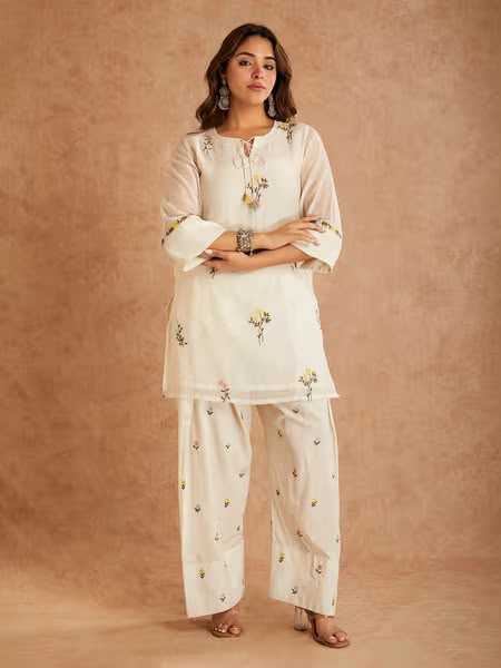 Soft Cotton Silk Suit