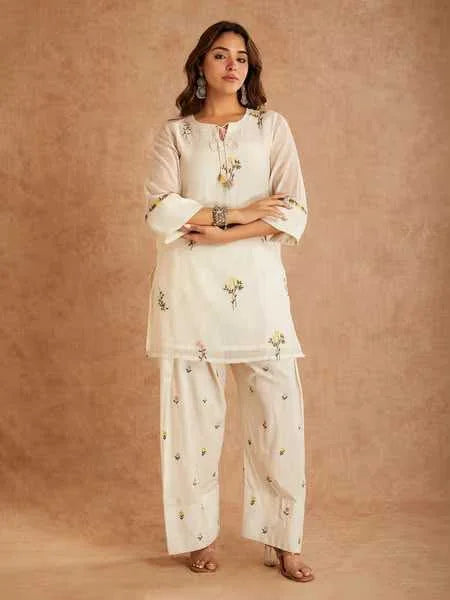 Soft Cotton Silk Suit