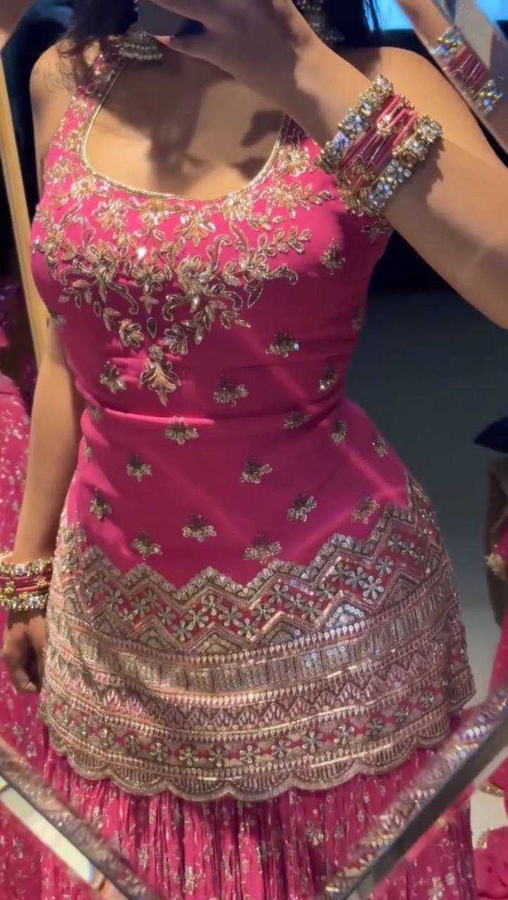 Chinon Silk Designer Lehenga