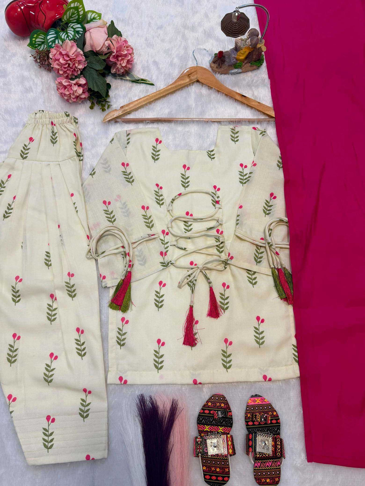 Cotton Cambric Kids Suit