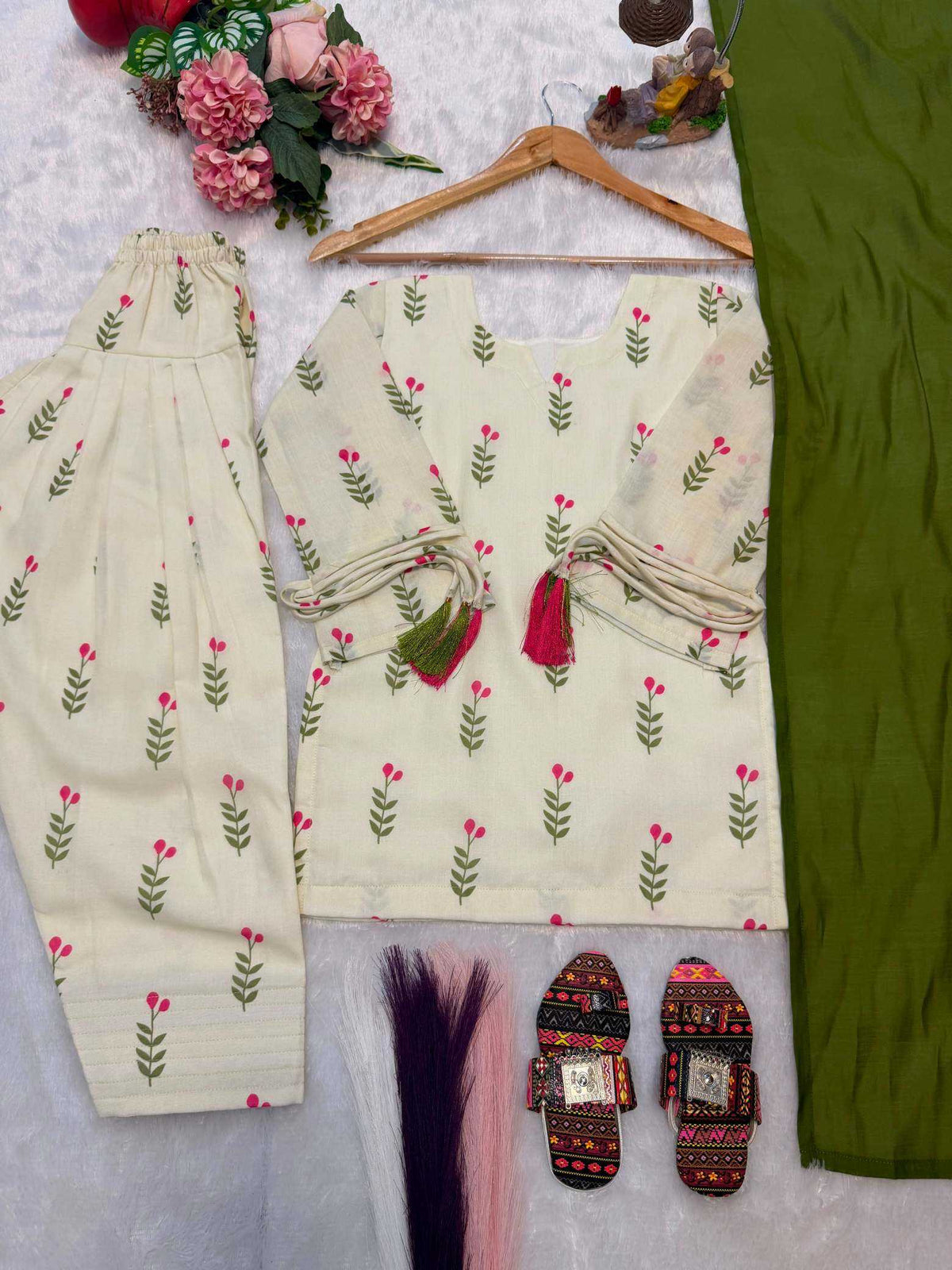 Cotton Cambric Kids Suit