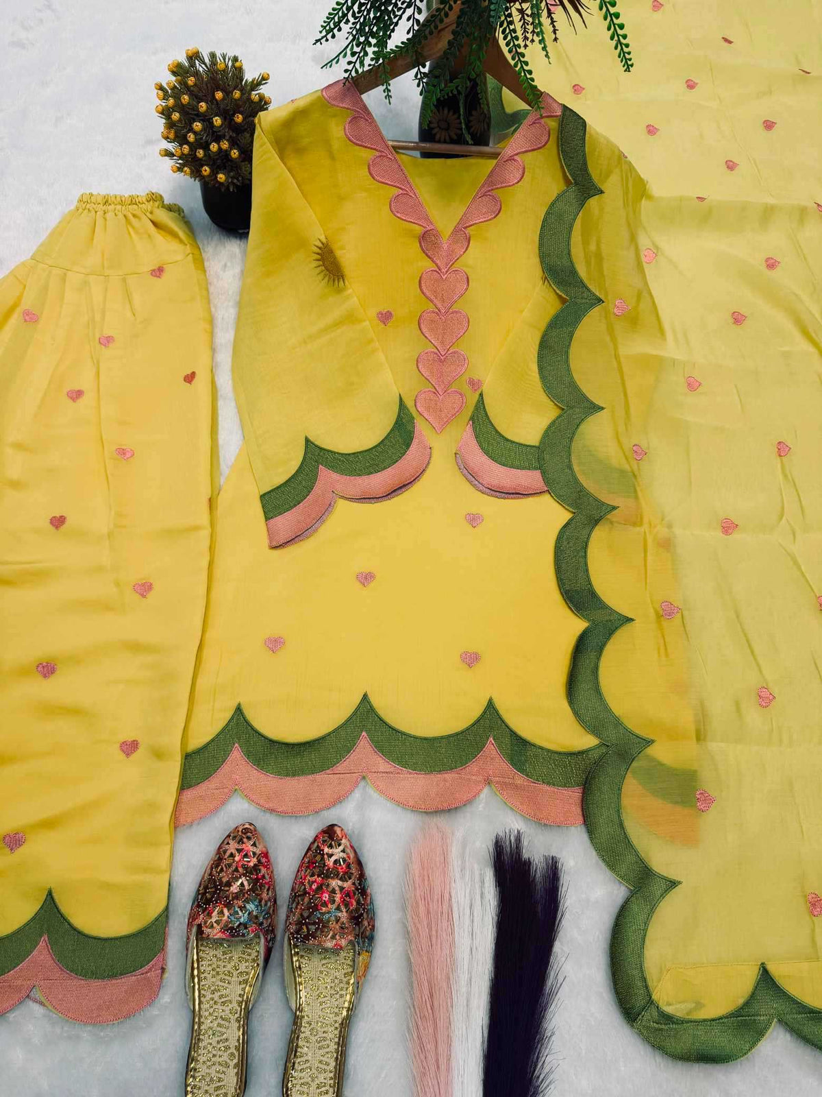 Chanderi Cotton Ladies Suit