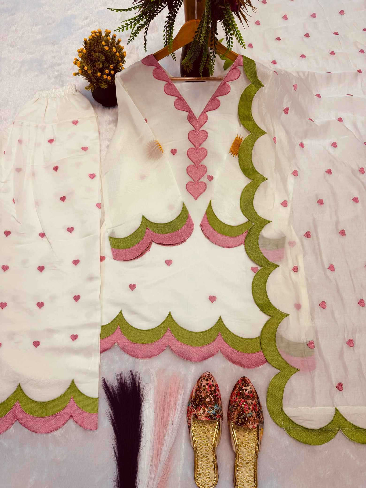 Chanderi Cotton Ladies Suit