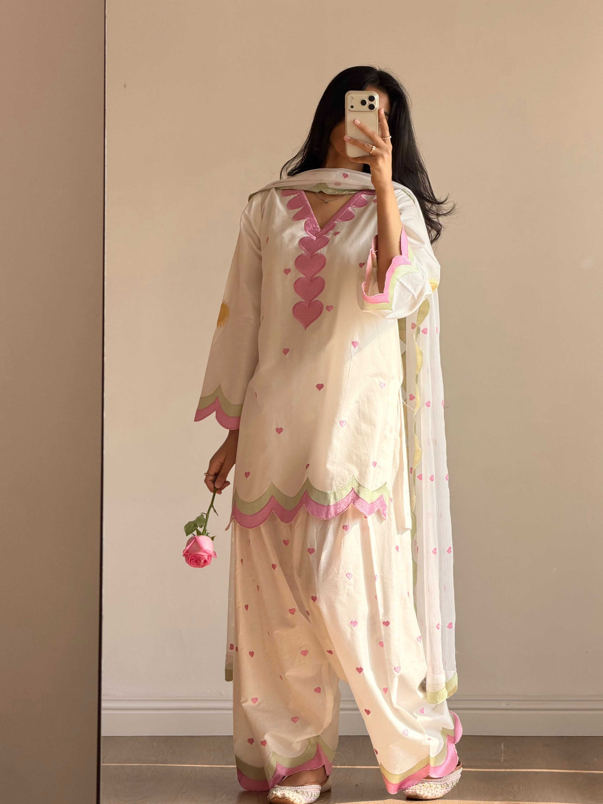 Chanderi Cotton Ladies Suit