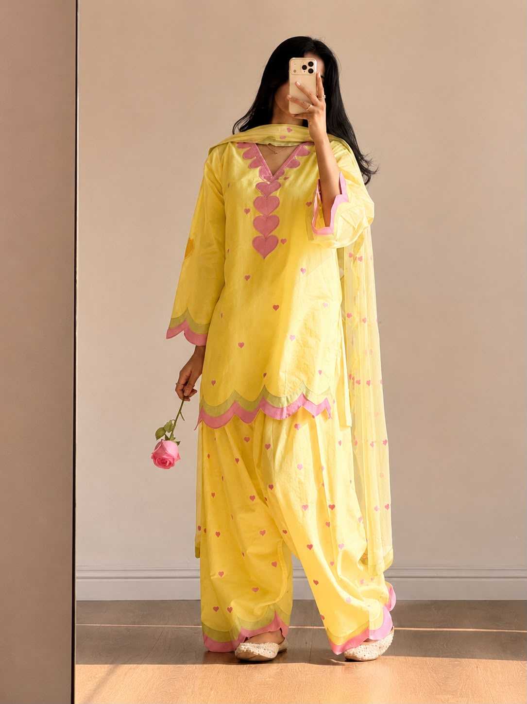 Chanderi Cotton Ladies Suit