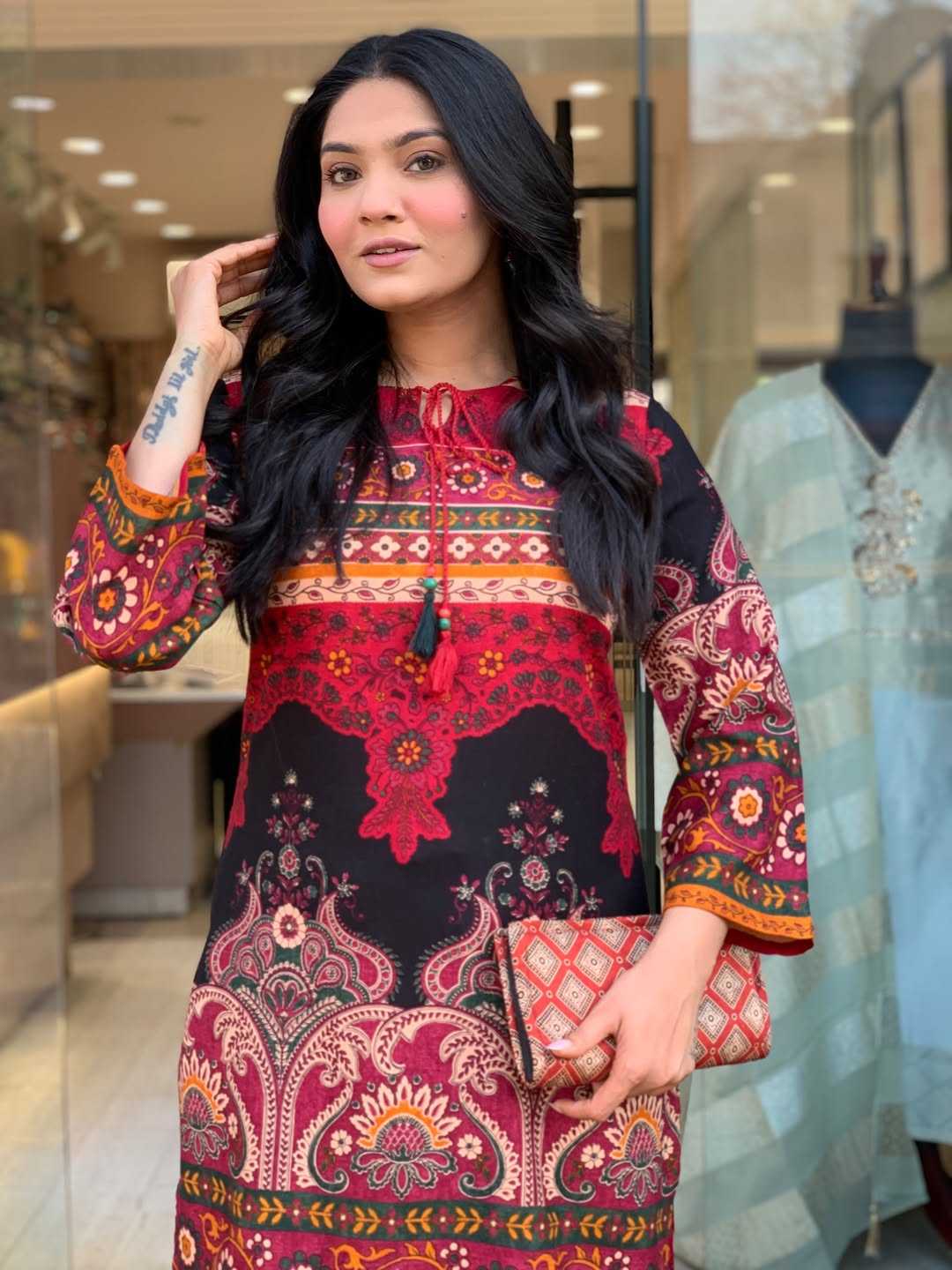 Viscose Rayon Party Wear Kurti