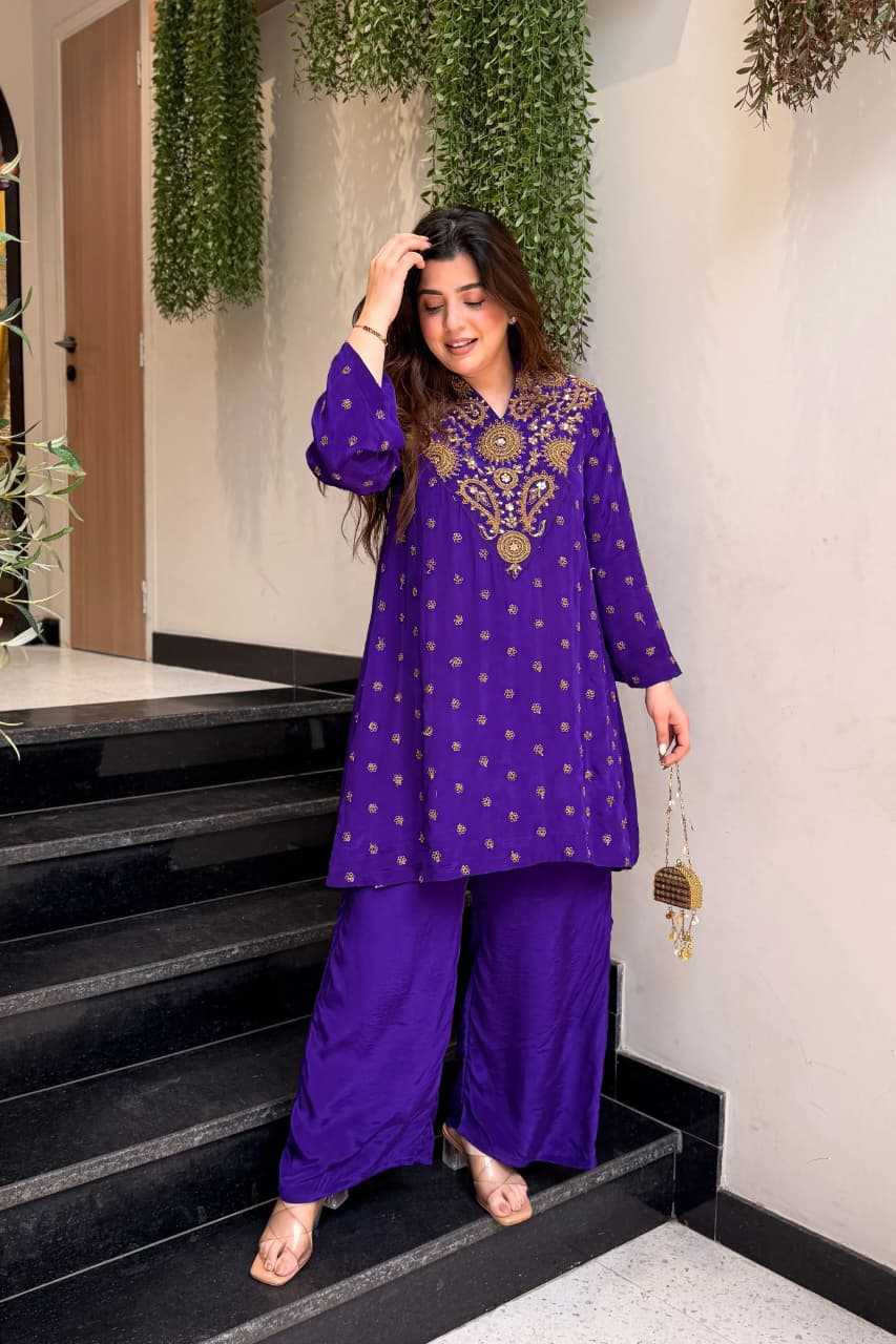 Alfa Crepe Party Wear Kurti