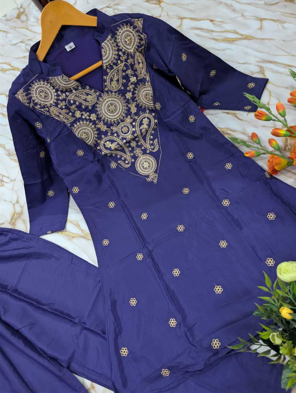 Alfa Crepe Party Wear Kurti