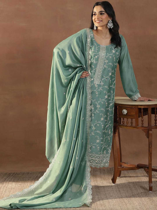 Anika Vichitra Silk Designer Kurti