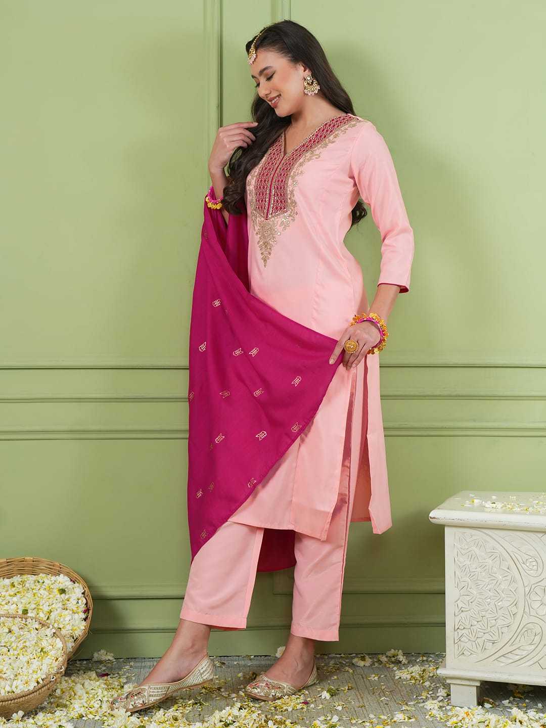 Ansuya Simar Silk Party Wear Kurti