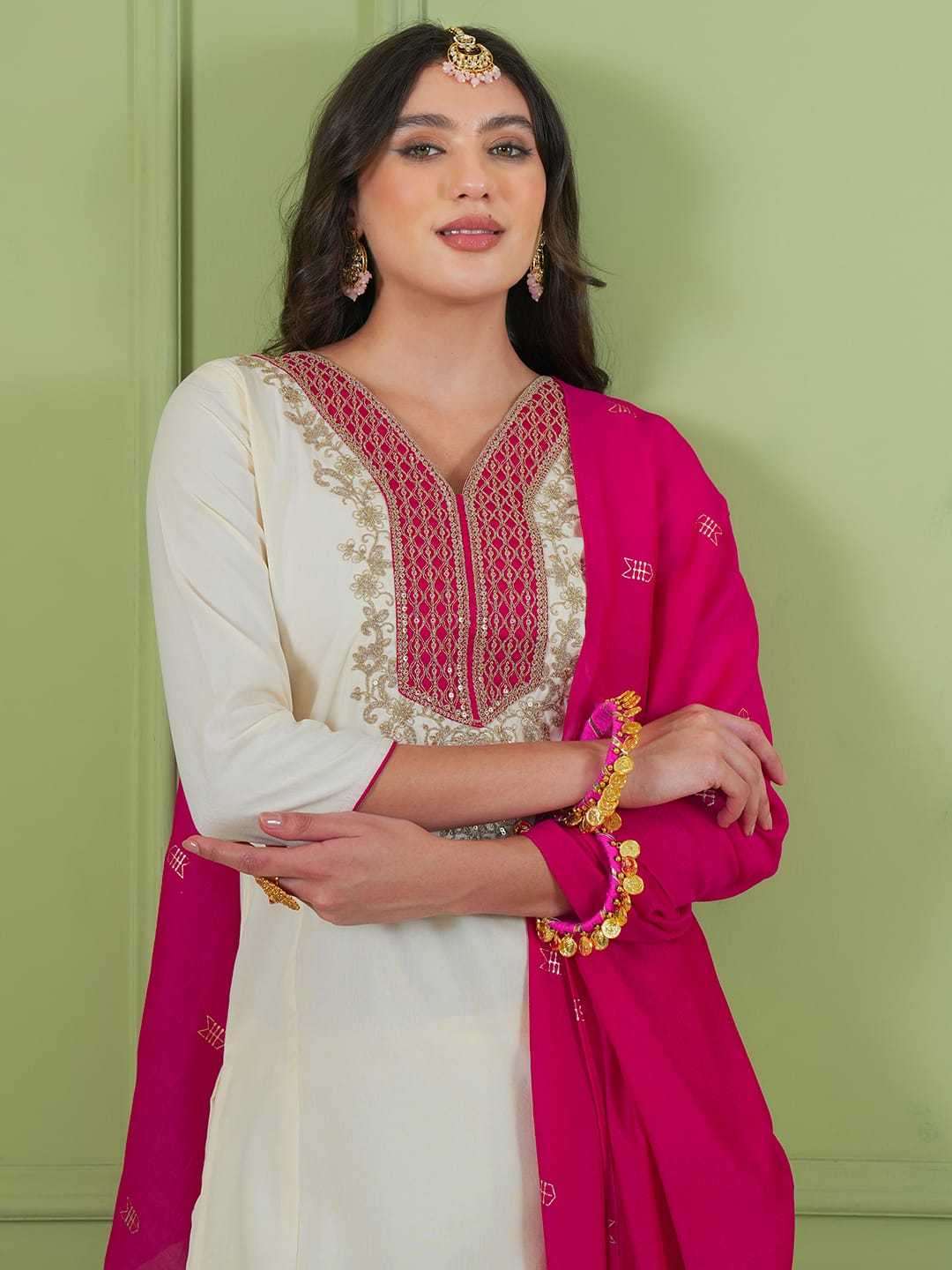 Ansuya Simar Silk Party Wear Kurti