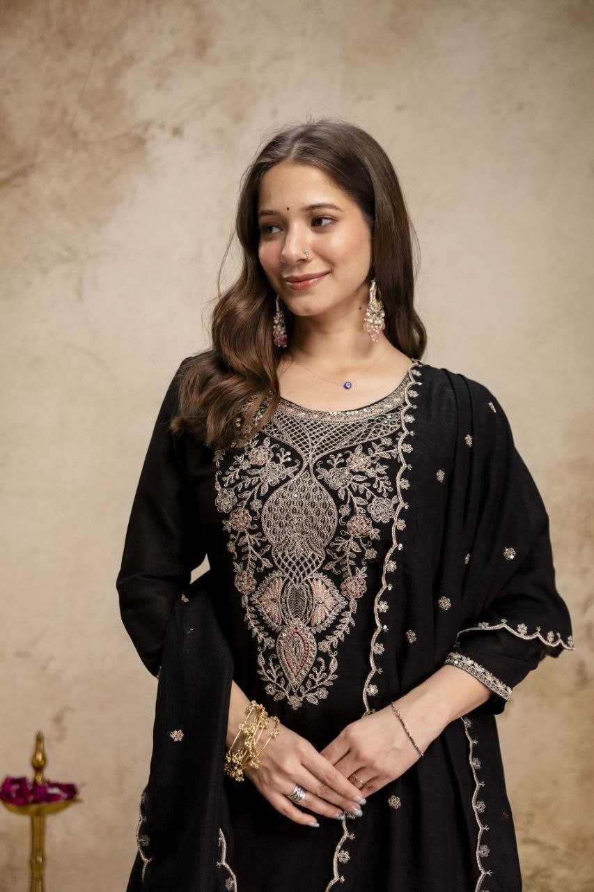 Vichitra Silk Party Wear Kurti