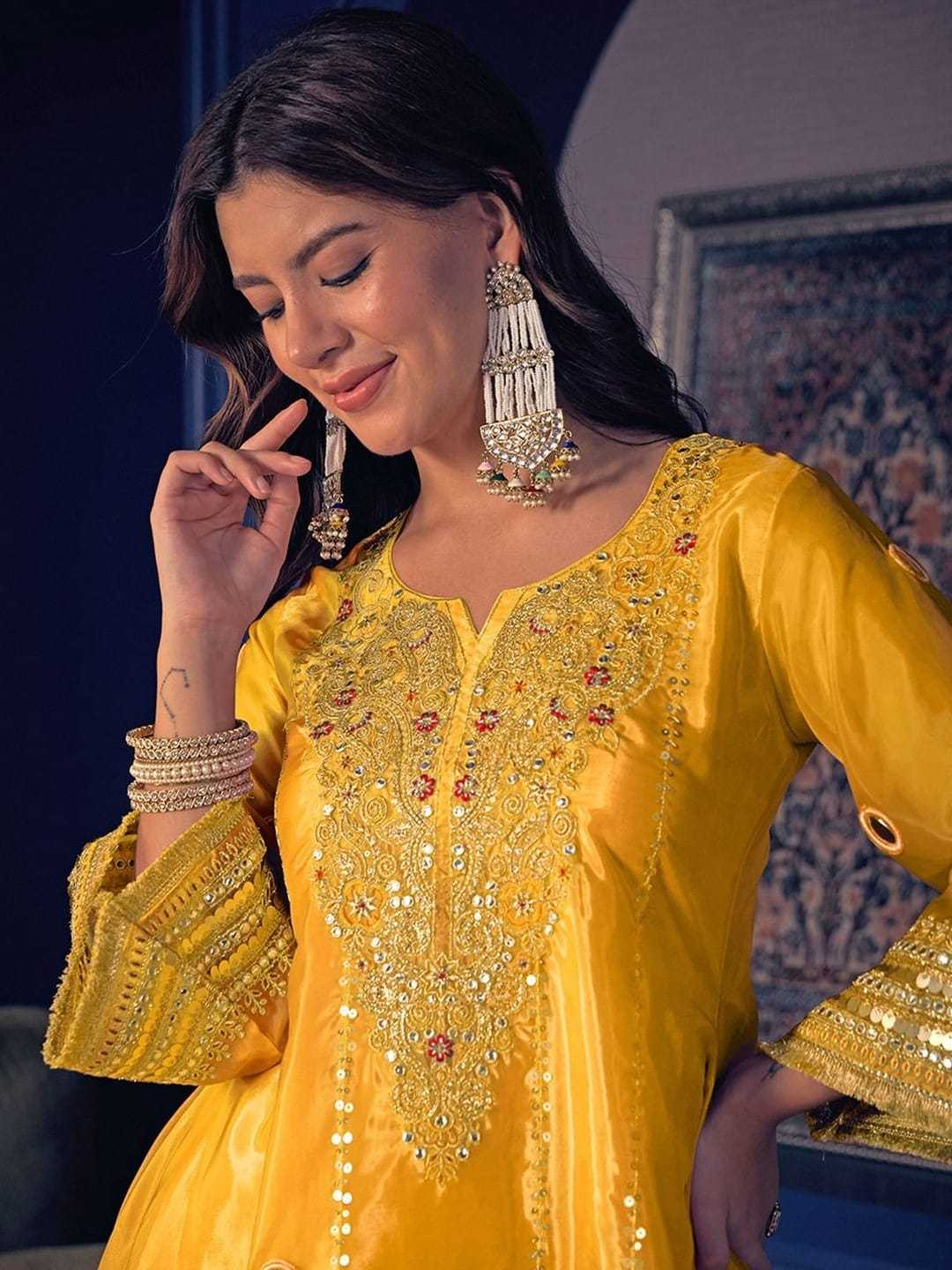 Jelina Pure Silk Short Kurti