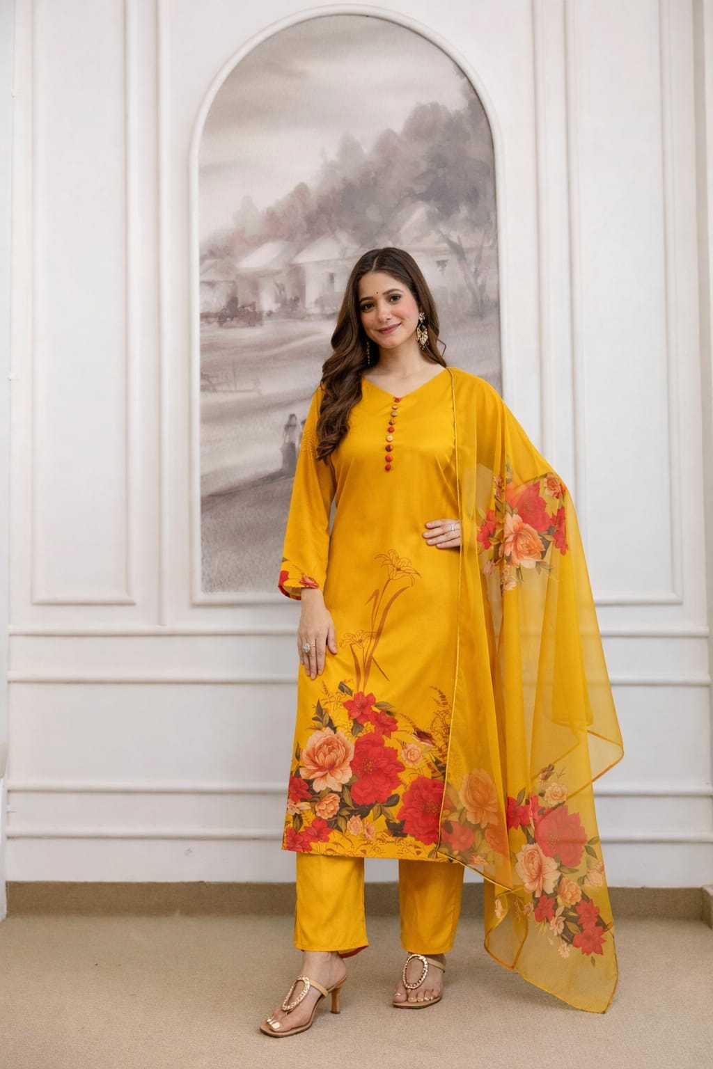Juli Assam Silk Festive Kurti