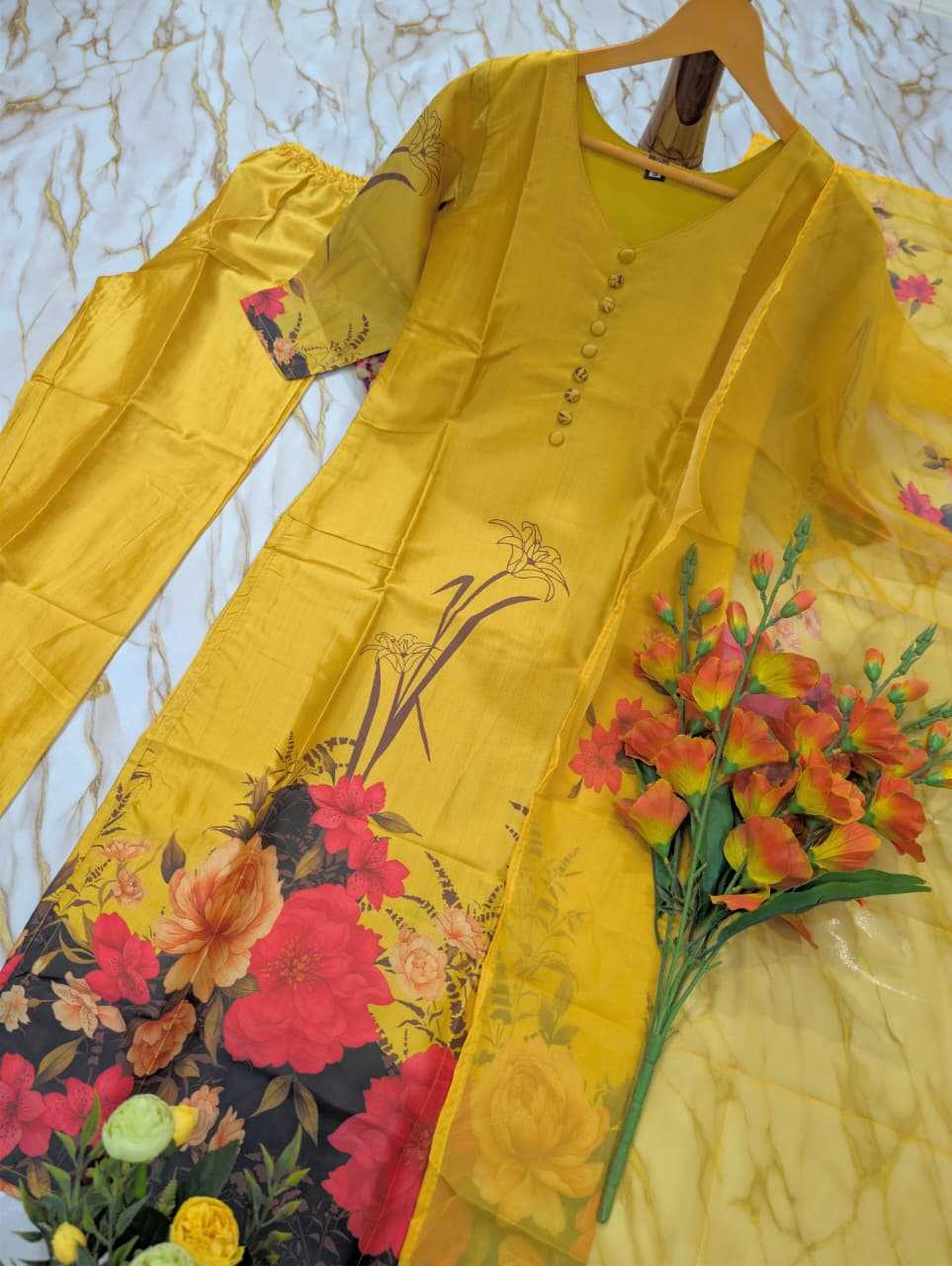 Juli Assam Silk Festive Kurti