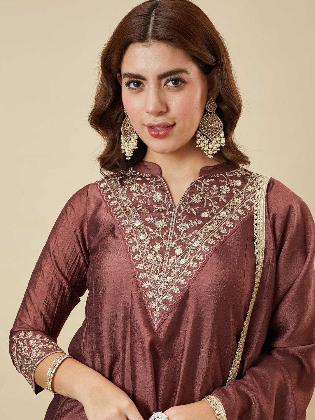 Julie Vichitra Silk Short Kurti