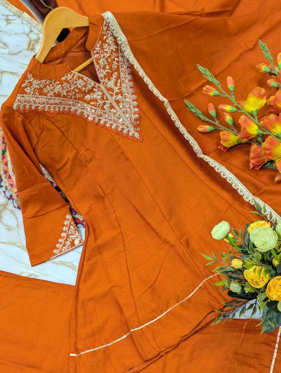 Julie Vichitra Silk Short Kurti