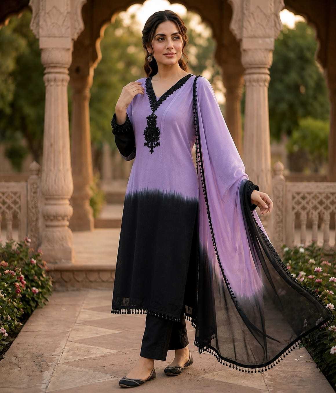 Padma Crepe Silk Georgette Kurti