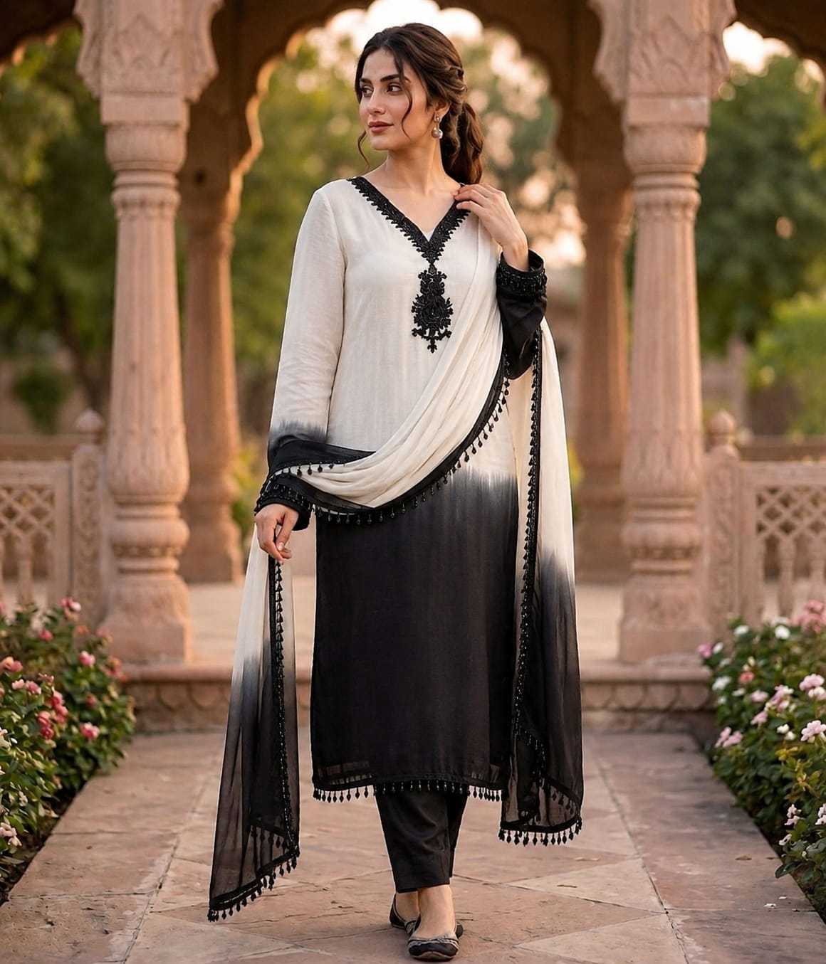 Padma Crepe Silk Georgette Kurti