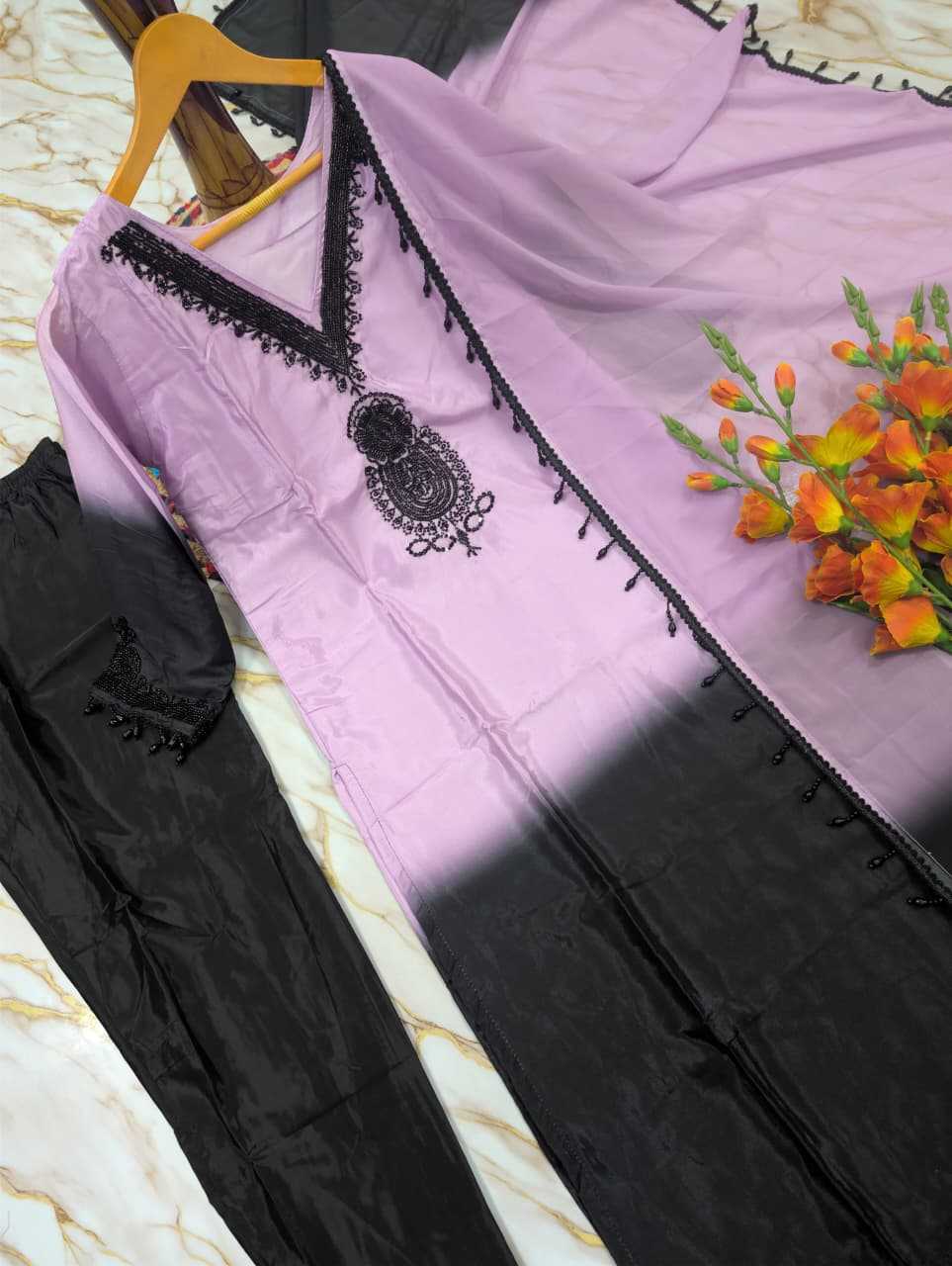Padma Crepe Silk Georgette Kurti