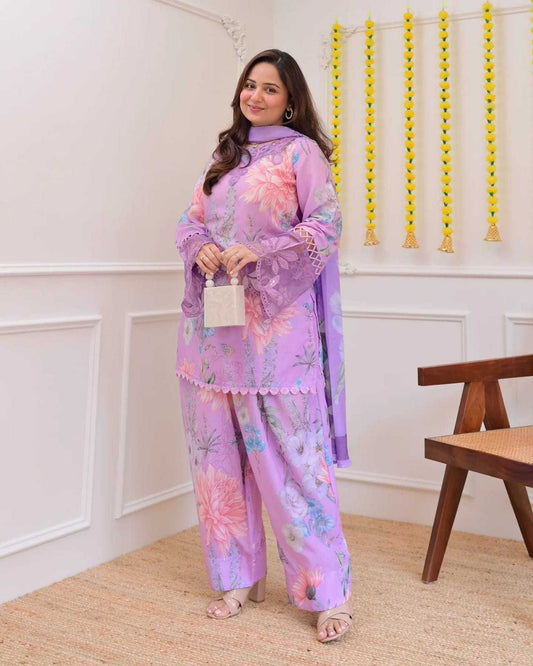 Vanshika Georgette Kurti