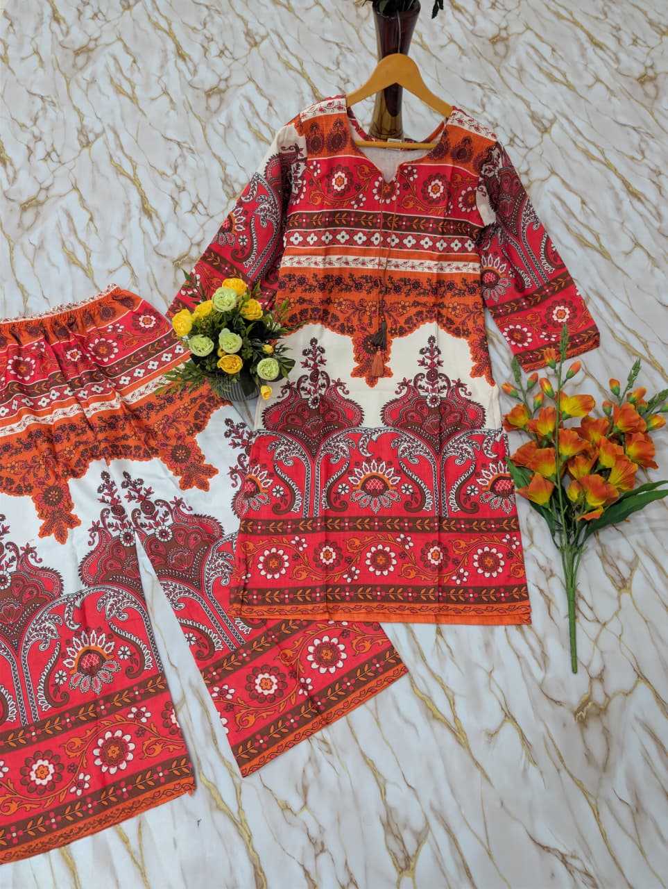 Vasudha Slub Reyon Festive Kurti
