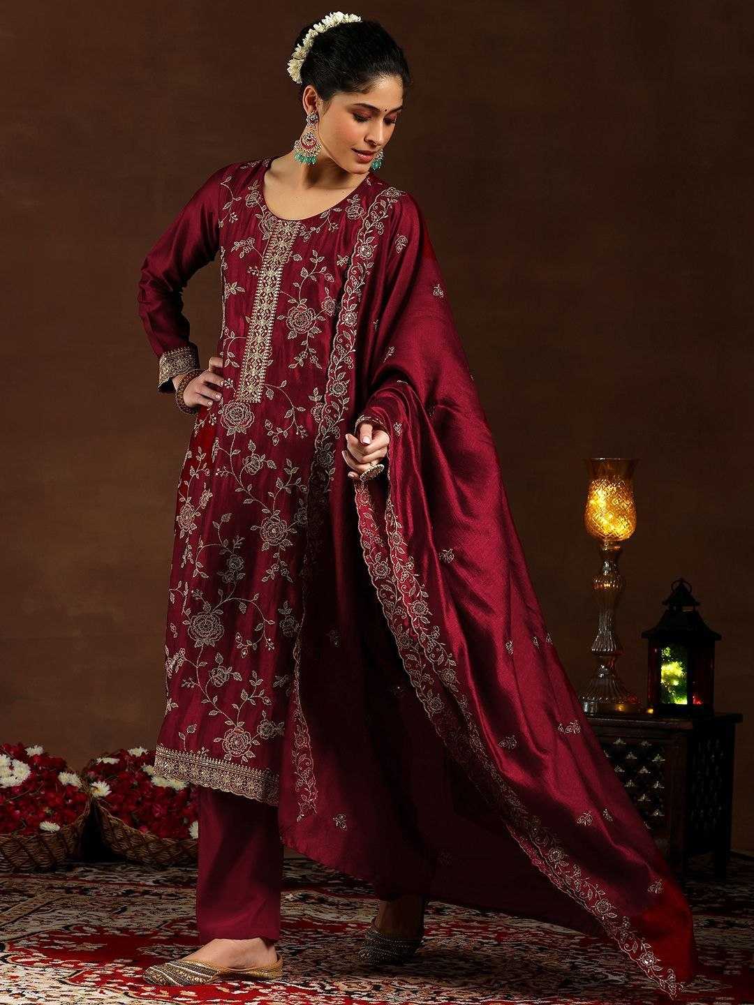 Vichitra Silk Party Wear Kurti