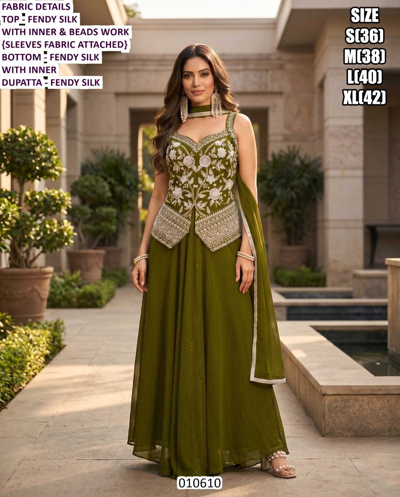 Silk Ladies Suit