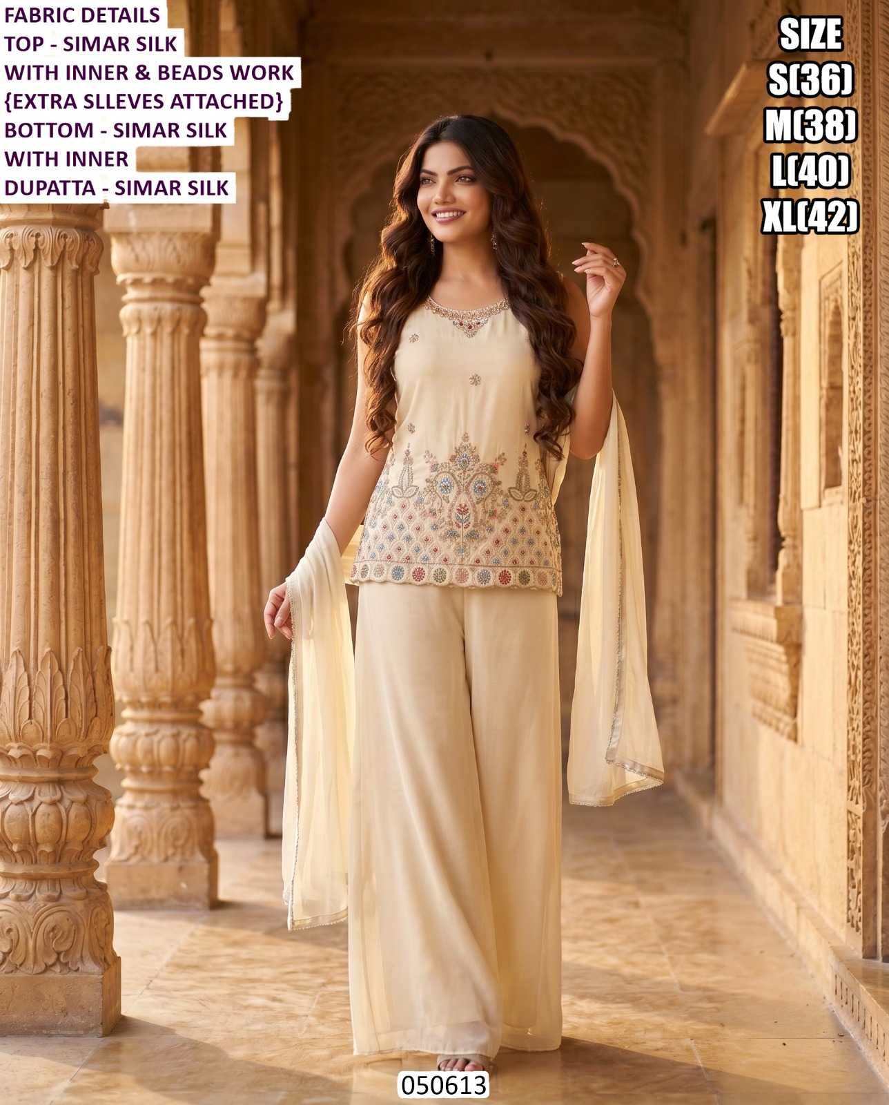 Georgette Indo Western Dress