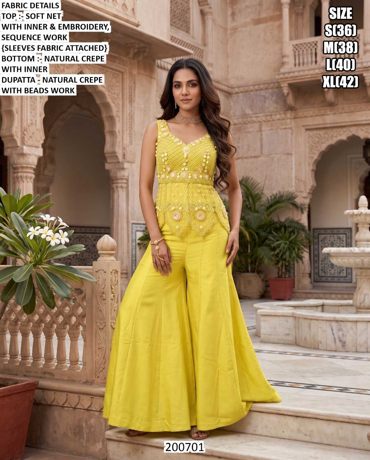 Soft Net Party Wear Suit