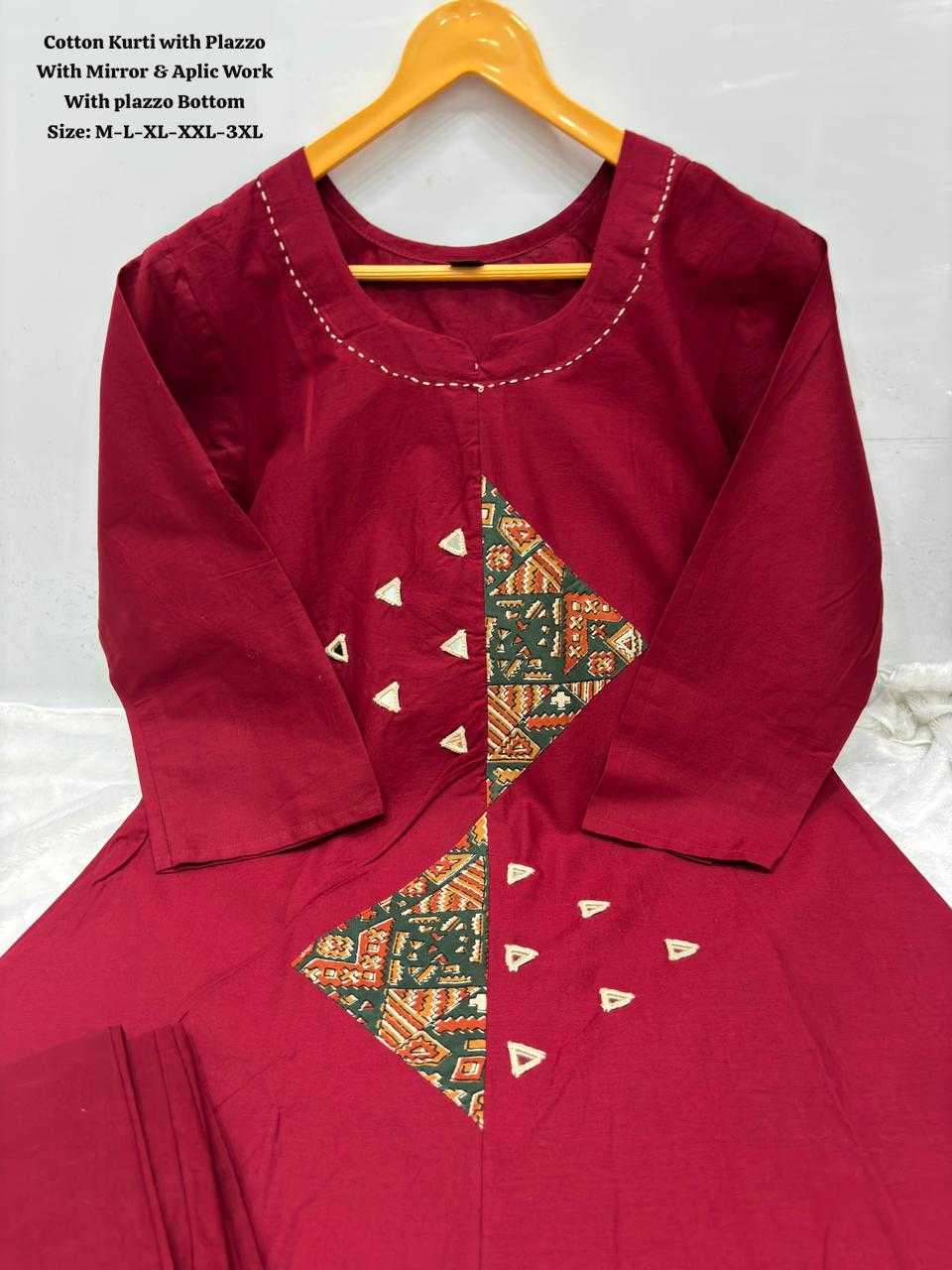 Cotton Kurti With Palazzo