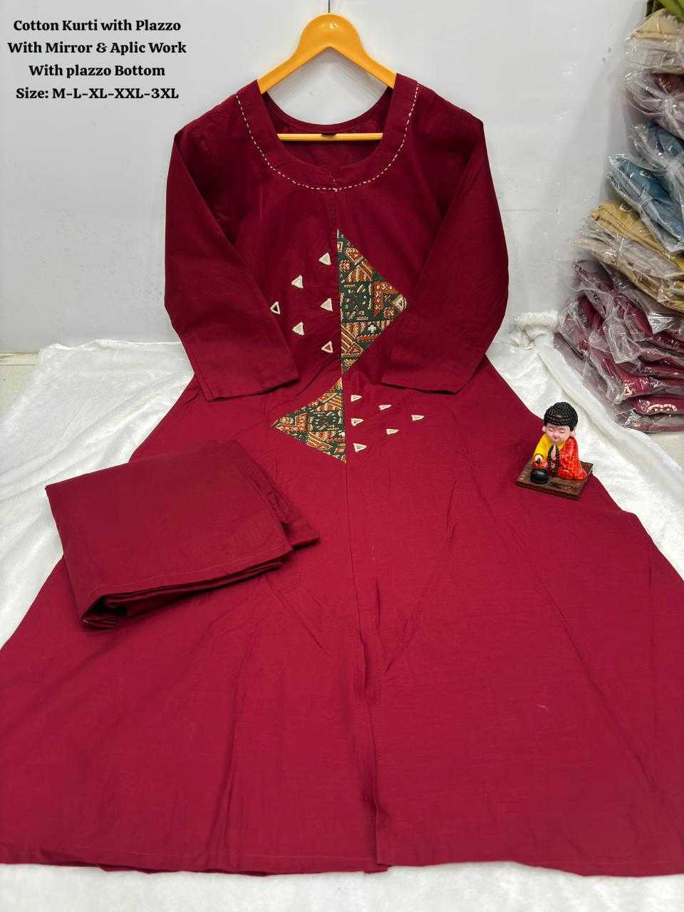 Cotton Kurti With Palazzo