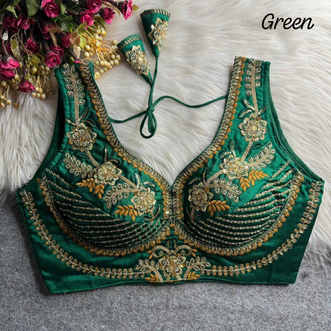 Italian Silk Party Wear Blouse