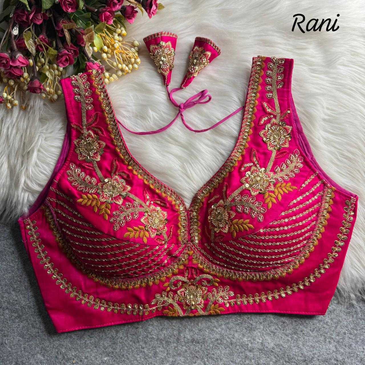 Italian Silk Party Wear Blouse