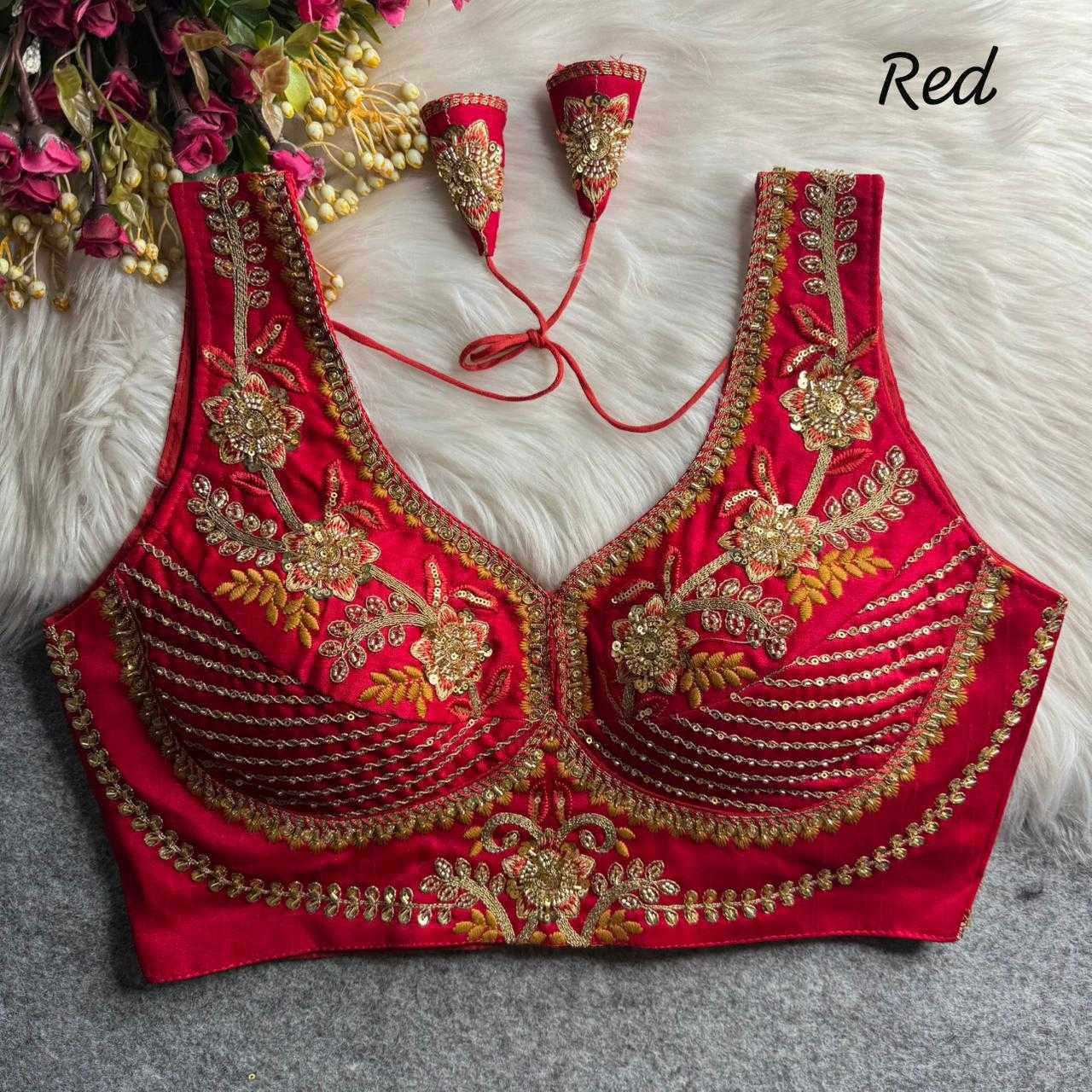 Italian Silk Party Wear Blouse