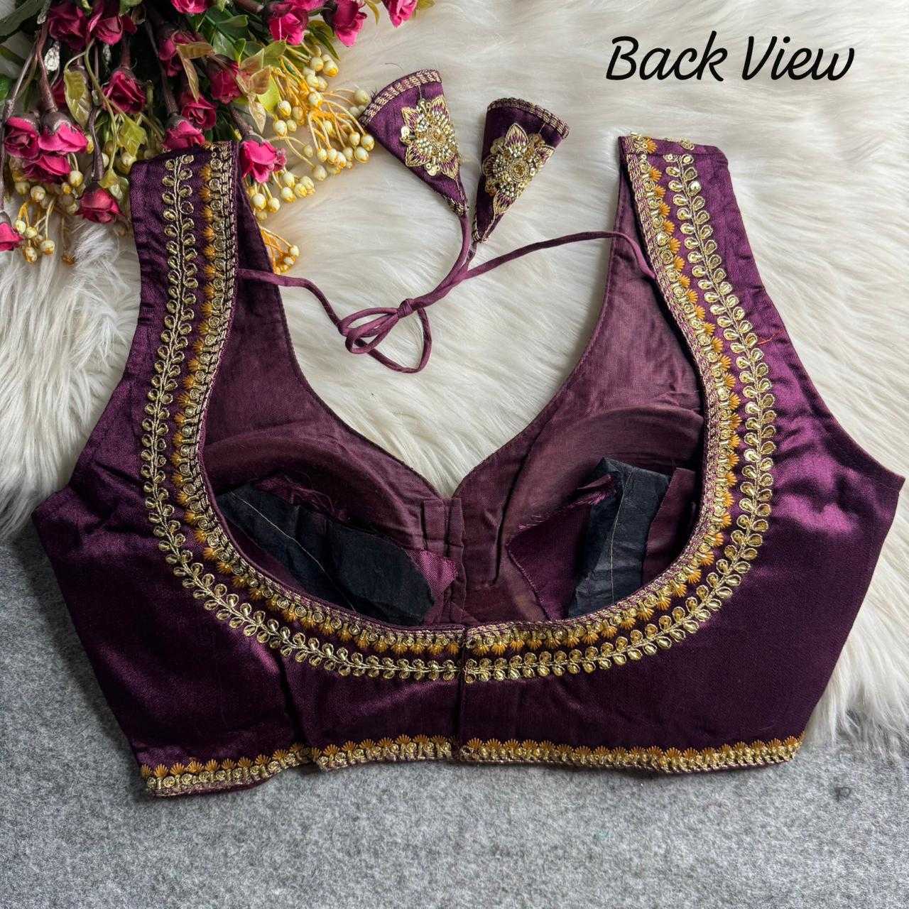 Italian Silk Party Wear Blouse
