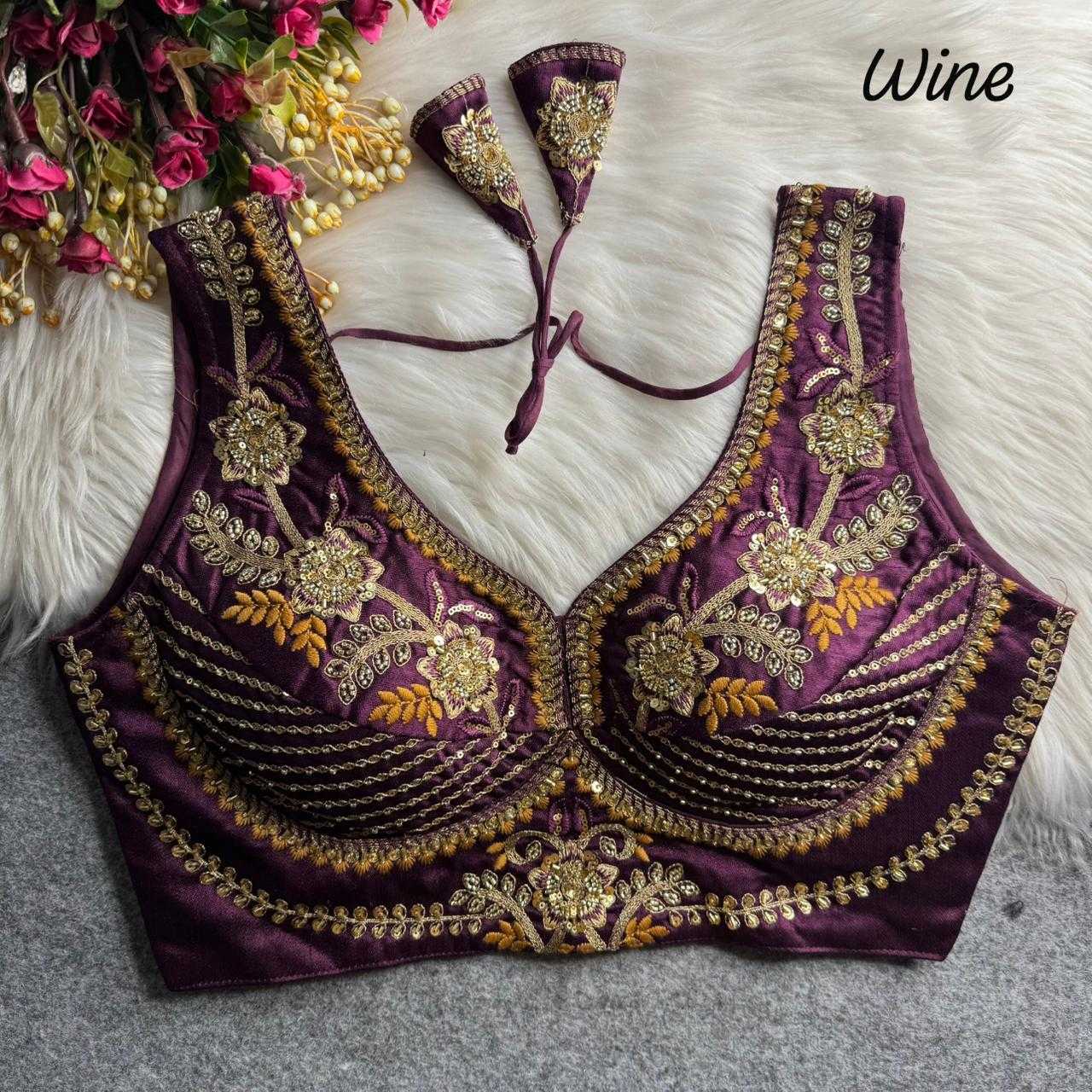 Italian Silk Party Wear Blouse
