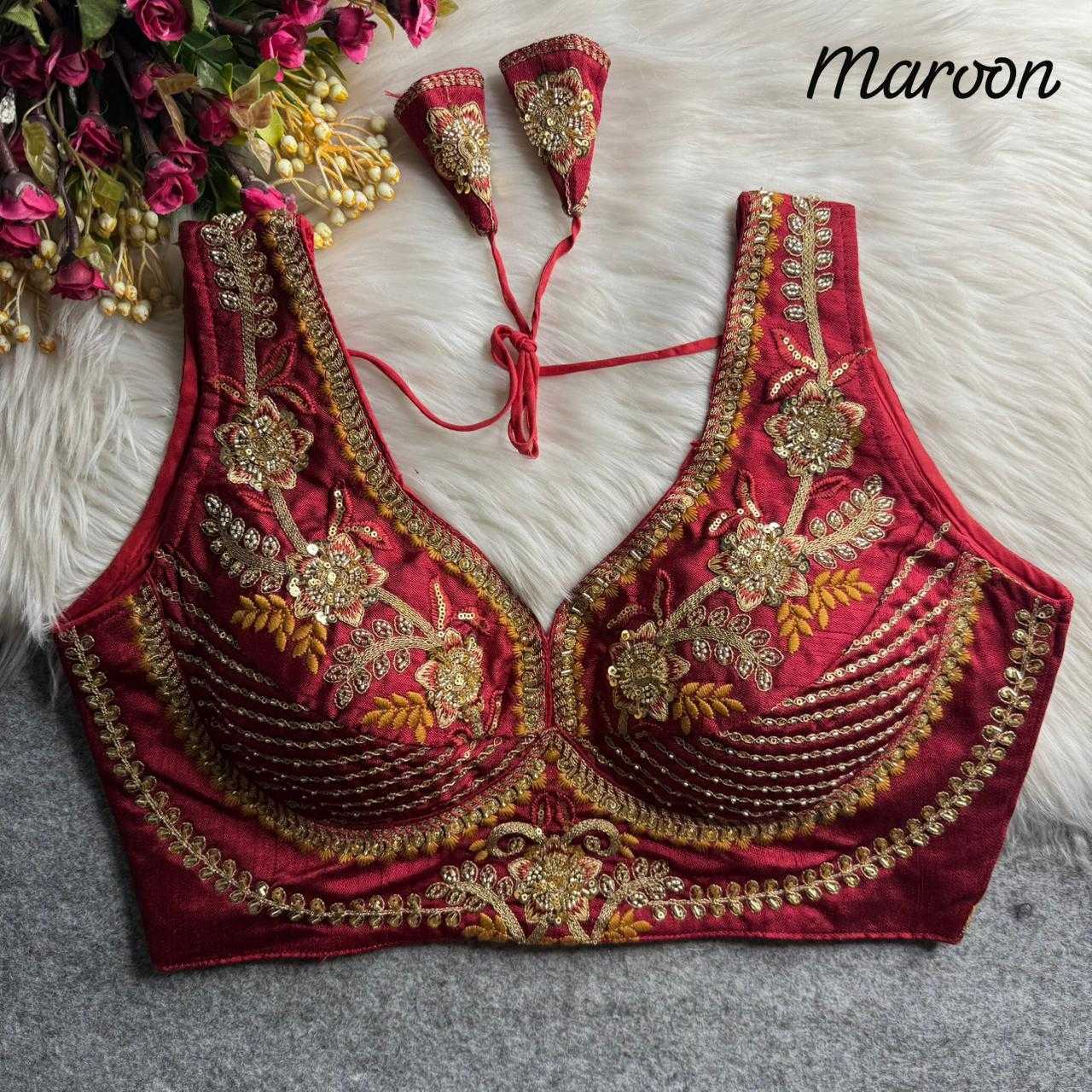Italian Silk Party Wear Blouse