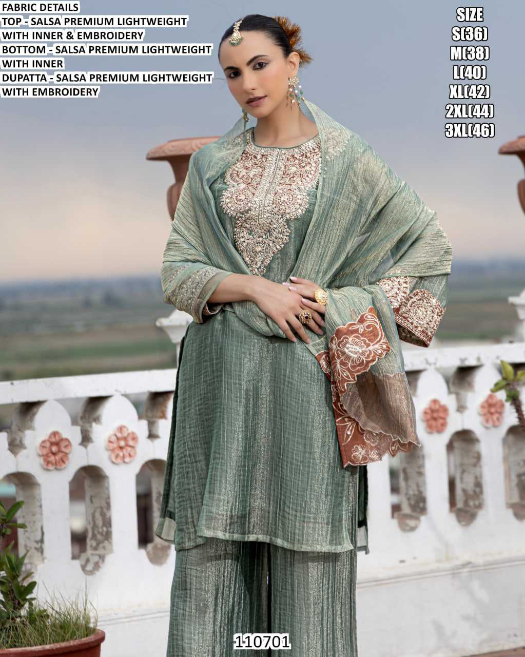 Embroidery Suit