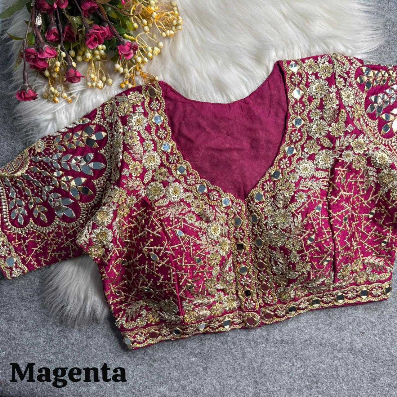 Italian Silk Party Wear Blouse