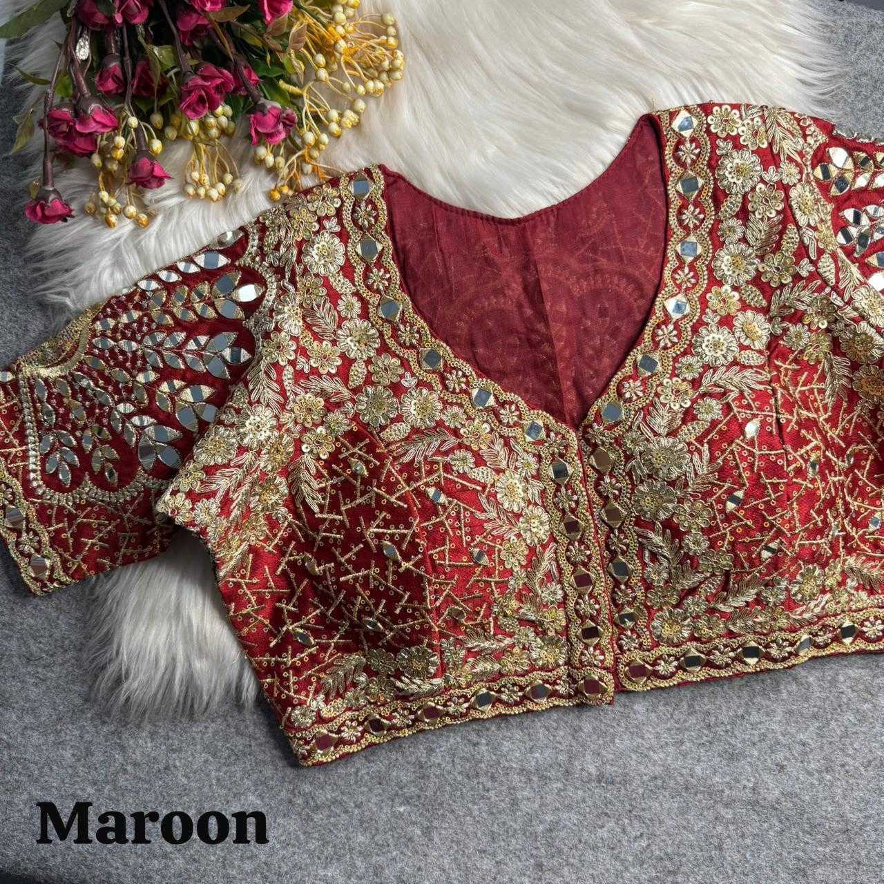 Italian Silk Party Wear Blouse