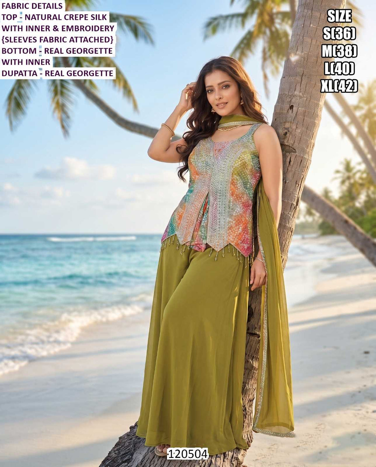 Silk Indo Western Dress