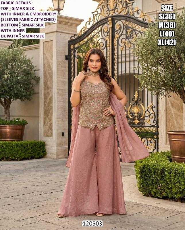 Silk Indo Western Dress