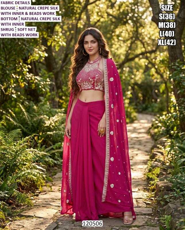 Silk Indo Western Dress