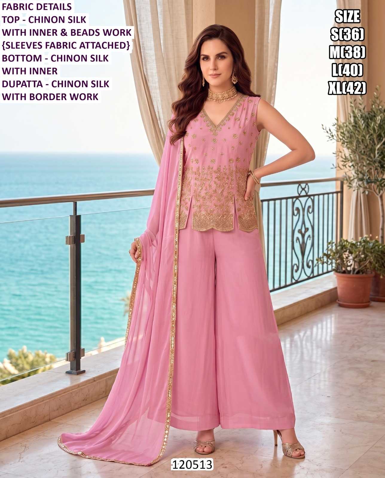 Silk Indo Western Dress