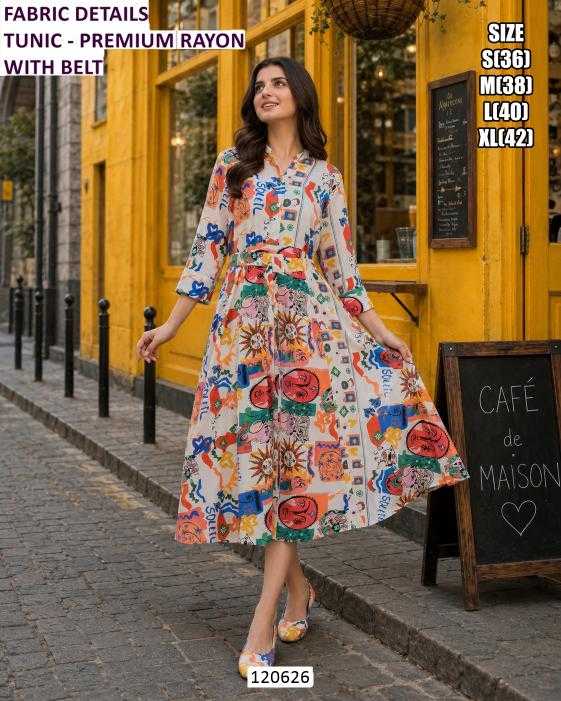 Rayon Casual Dress