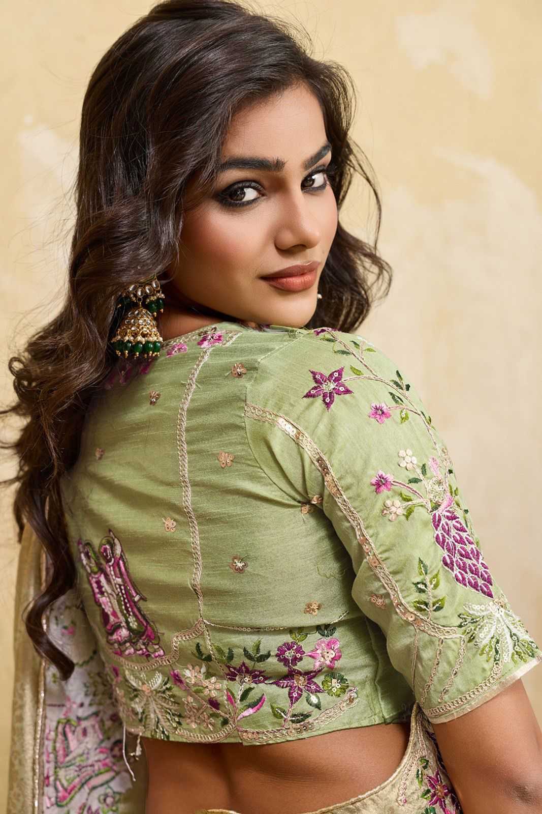 Kanjivaram Silk Lace Border Saree